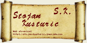 Stojan Kusturić vizit kartica